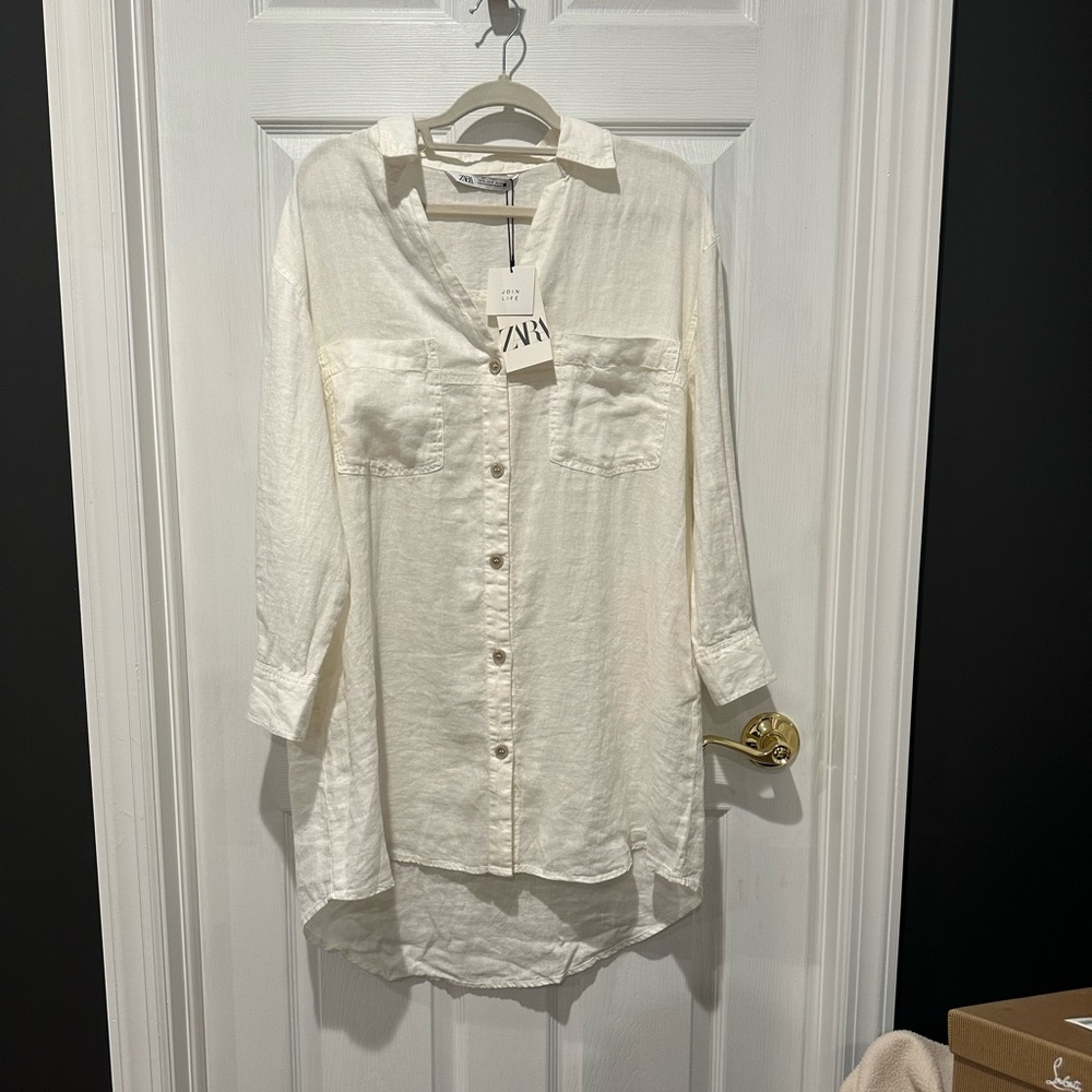 Zara shirt dress